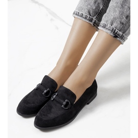 Pantofi din piele neagra de la Talisa negru 1