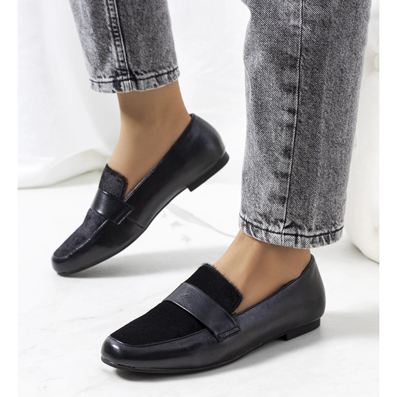 Pantofi negri de damă Kolk negru 1