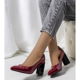 Pompe de lac roșu pe stâlpul Shannen roşu multicolor 1