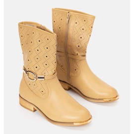 Cizme pentru copii bej Valley 1 Cizme pentru copii bej Valley 1