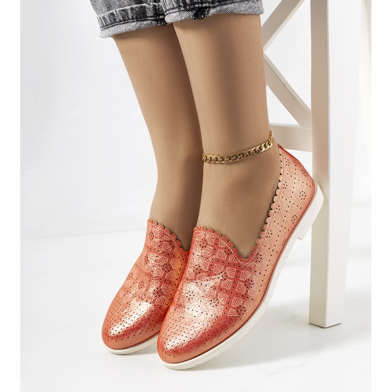 Mocasini de dama rosii Girvan roșu 1