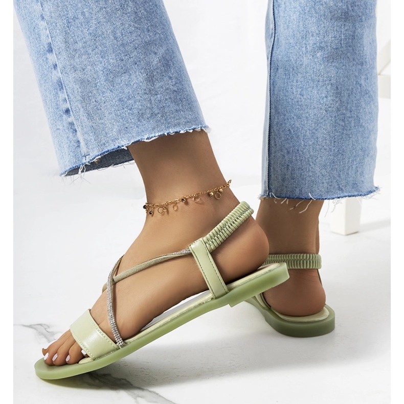 Sandale dama Kiara verzi verde 1