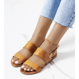 Sandale maro de dama Chinn 1