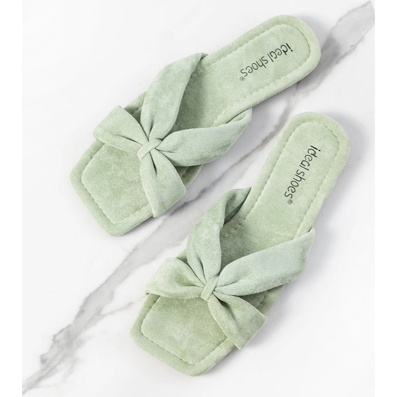 Howse papuci verzi de dama verde 1 Howse papuci verzi de dama verde 1