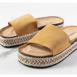 Sandale maro pe talpa din plută Bonython 2