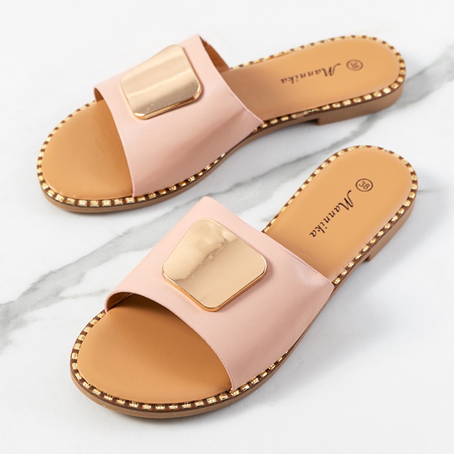 Papuci de damă Pink Synan roz 1 Papuci de damă Pink Synan roz 1