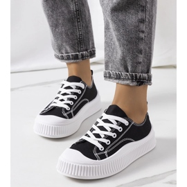 Tenisi negri pe platforma Chovka negru 1