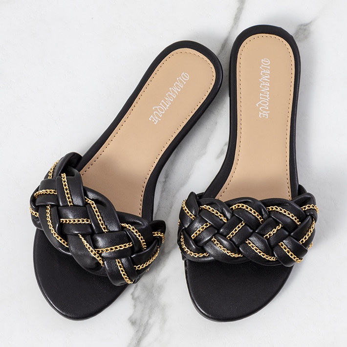 BM Papuci negri eleganti Correra negru 1