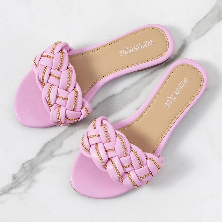 Papuci eleganti de culoare roz Correra 1