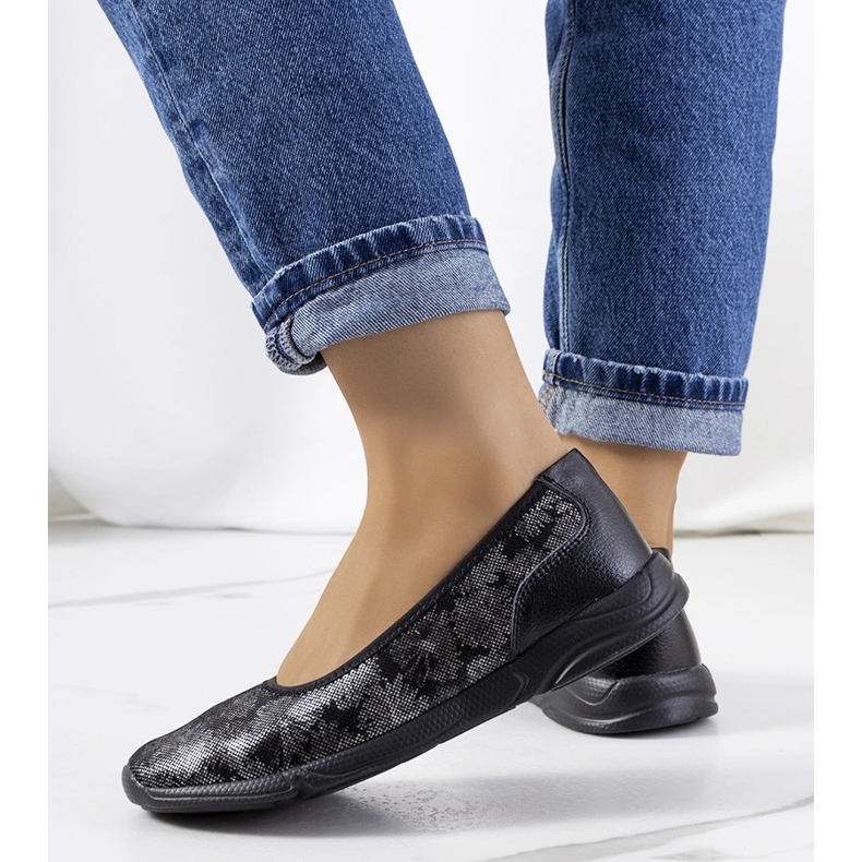 Tenisi Bonnert din piele neagra negru 1