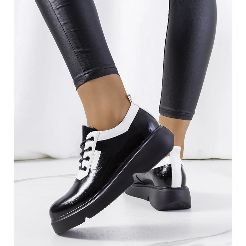 Pantofi negri de dama de la Parram negru 1