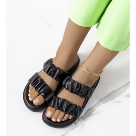 PA1 Papuci de dama negri din Buzaco negru 2 PA1 Papuci de dama negri din Buzaco negru 2