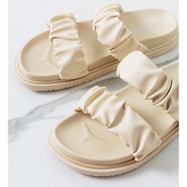 Papuci Buzaco dama bej 1