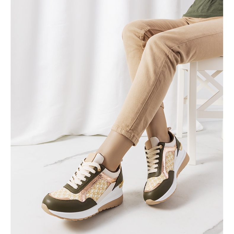 BM Adidasi verzi de la Nanson bej verde 1