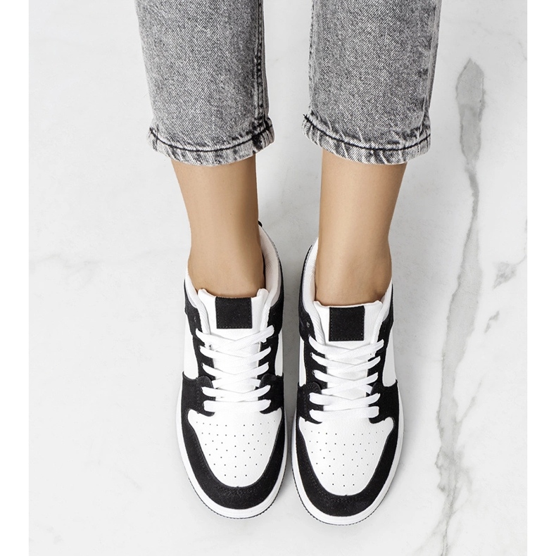 Tenisi Probe alb-negru 1