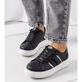 Tenisi negri pe platforma Goldsmi negru 1