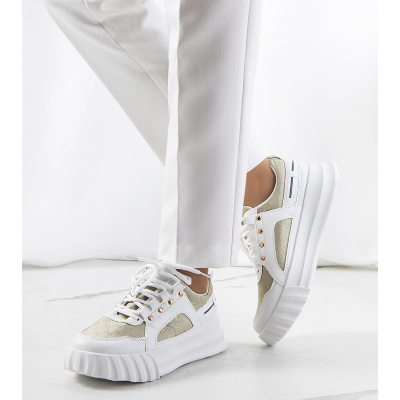 PA1 adidasii verzi ai lui Heleno alb verde 1