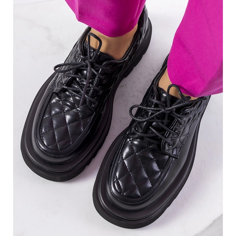 Pantofii oxford negri ai lui Godin negru 1