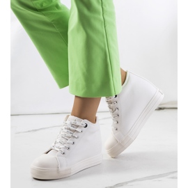 Tenisi albi pe pană Big Star EE274128 1