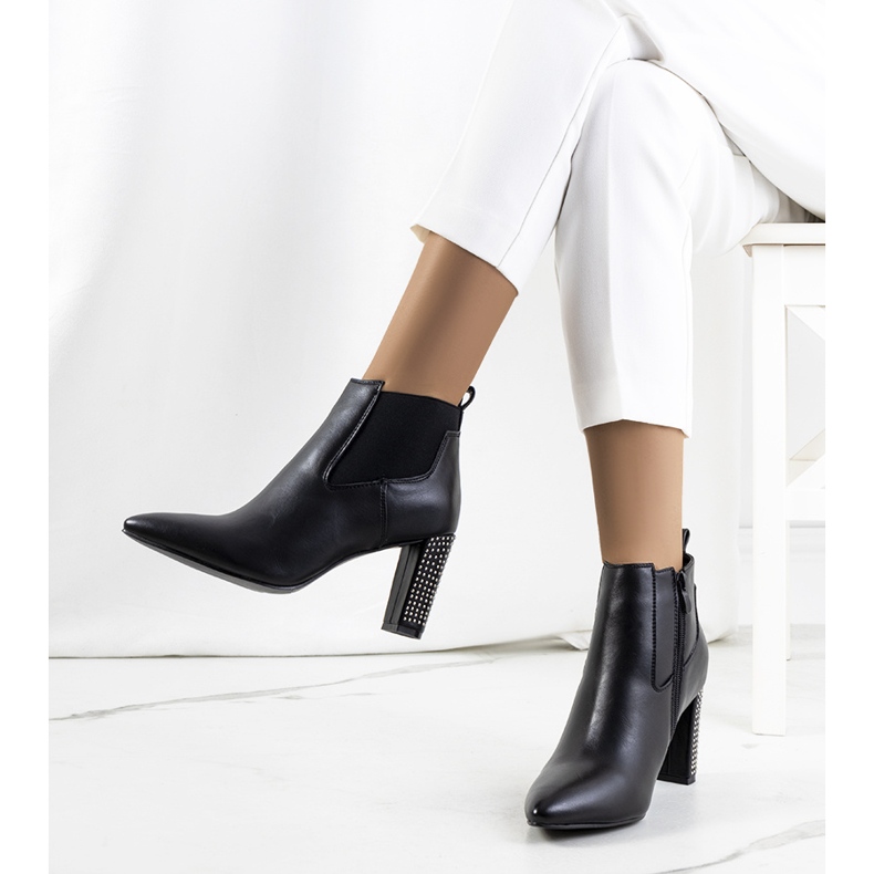 BM Botine negre pe postul Rochdale negru 1