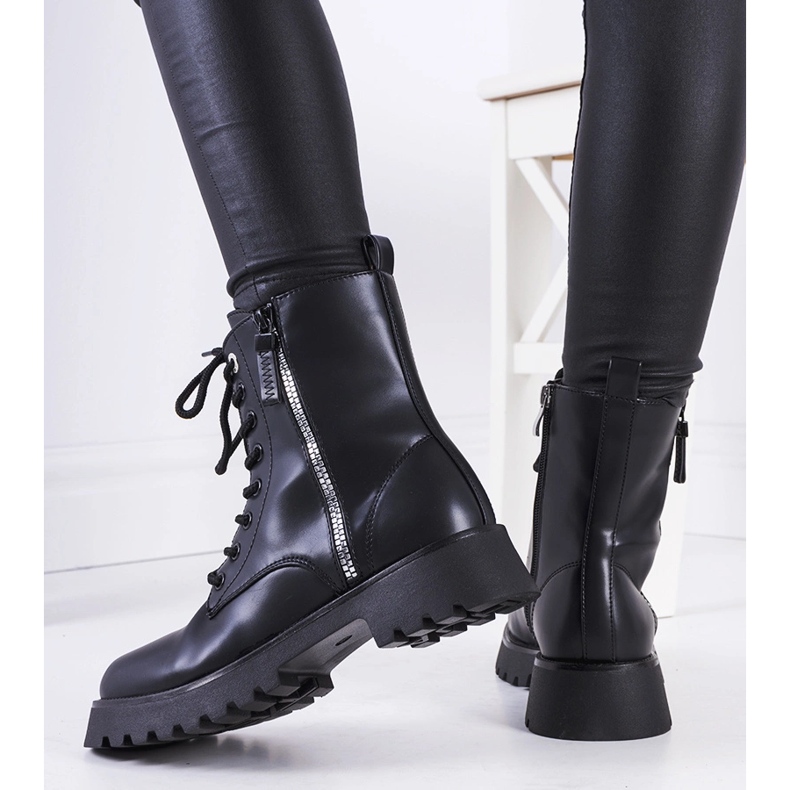 Cizme negre Berkton negru 1 Cizme negre Berkton negru 1