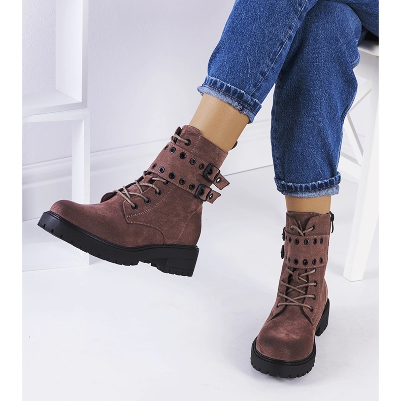 Cizme de drumeție maro Fallkirk 1