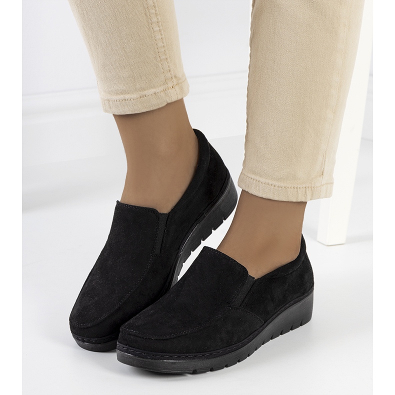 Pantofi negri de la Pirn negru 1