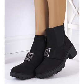 Tocuri înalte negre Seul negru 1