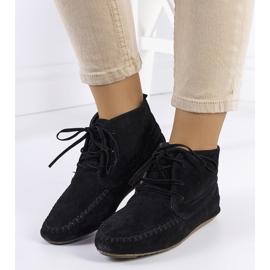 Cizme negre Lalo din piele intoarsa ecologica negru 1 Cizme negre Lalo din piele intoarsa ecologica negru 1