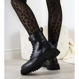 PA1 Pantofi Tamila de damă de culoare neagră negru 1