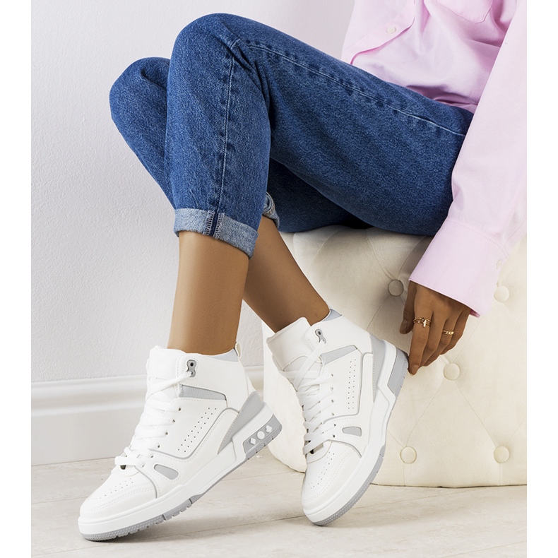 Adidasi gri pentru glezna Megatheo 1