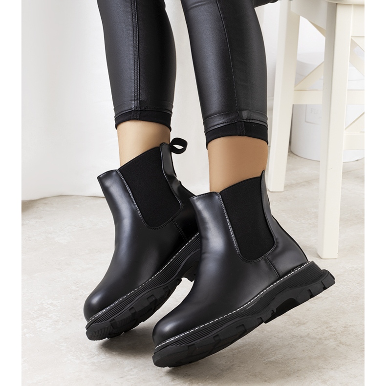 BM Cizme de dama Pilar negre negru 1 BM Cizme de dama Pilar negre negru 1