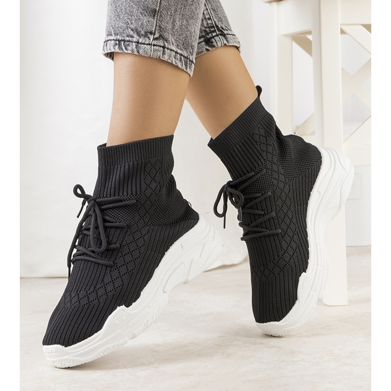 Șosete negre de la Dowden negru 2