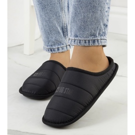 Big Star Papuci izolați damă negri KK274602 negru 2