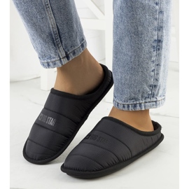 Big Star Papuci izolați damă negri KK274602 negru 1