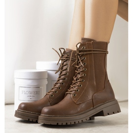 PA1 Cizme de dama maro de la Bromley 1