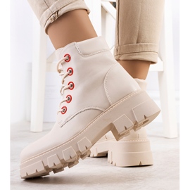 Cizme joase bej de la Ursa 1