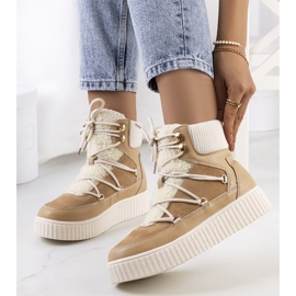 PA1 Cizme de zăpadă maro pentru damă de la Laursen bej ecru 2 PA1 Cizme de zăpadă maro pentru damă de la Laursen bej ecru 2