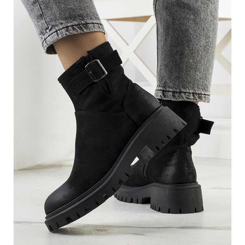 PA1 Cizme negre de la Alejandra negru 1 PA1 Cizme negre de la Alejandra negru 1