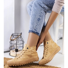 Tenisi maro izolați Big Star GG274072 bej 1 Tenisi maro izolați Big Star GG274072 bej 1