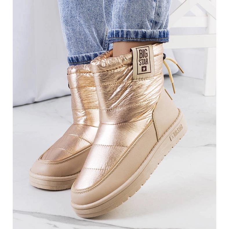 Big Star Cizme de zapada aurii II274121 bej 1