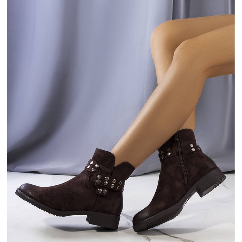 PA1 Cizme izolate maro de la Meldert 1