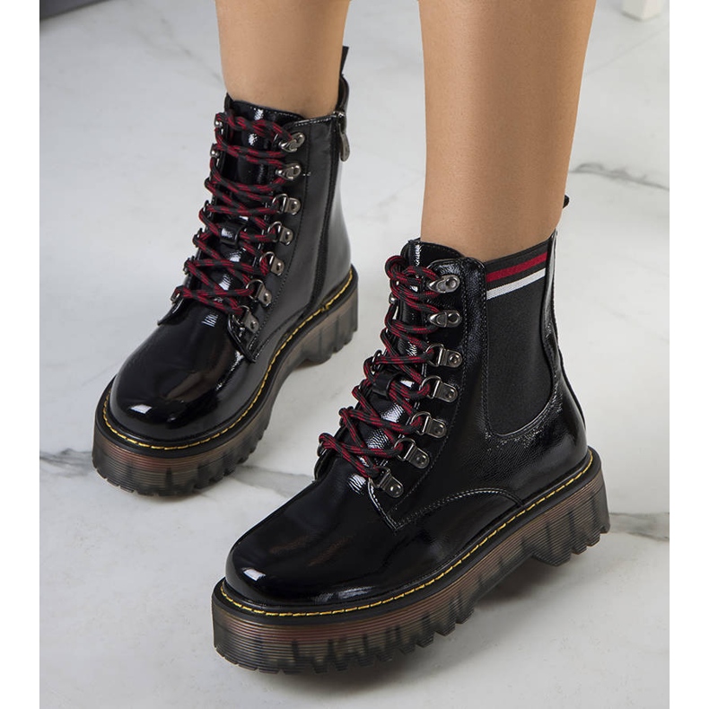 BM Cizme negre de dama de la Mares negru 1