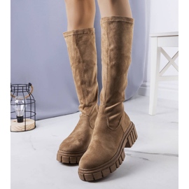 BM Cizme izolate maro Mesal kaki verde 1