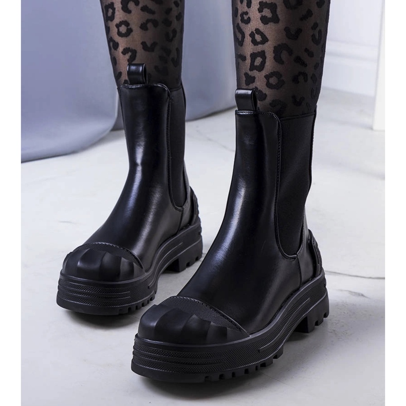 Cizme Crispo de dama negre negru 1