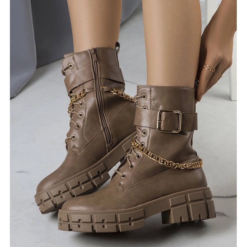 Cizme izolate bej Cerrelli 1