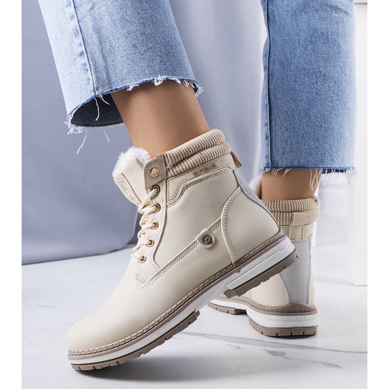 BM Cizme izolate bej de la Saylor 1