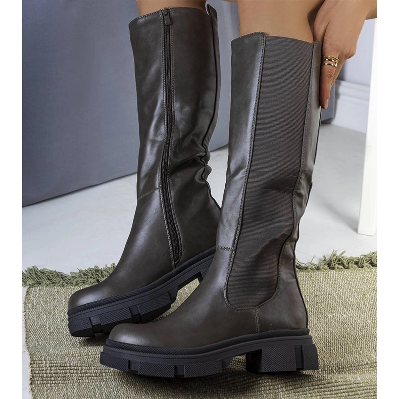 Cizme calde verzi de la Flores verde 1