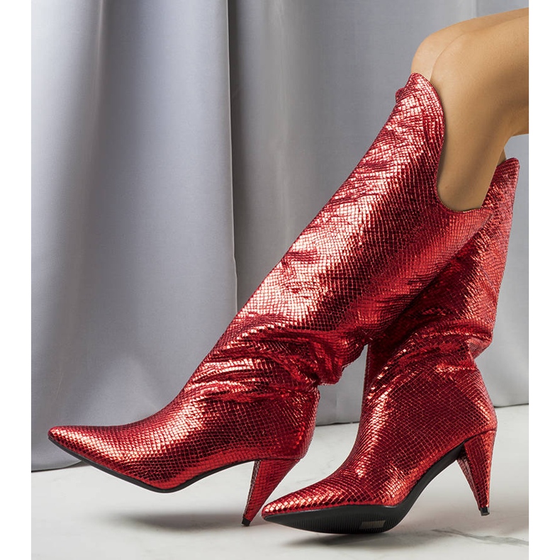 BM Cizme izolate roșii Kova roșu 1