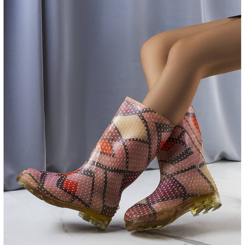 Cizme înalte roz de la Massby 1 Cizme înalte roz de la Massby 1